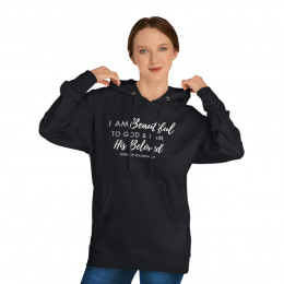 I Am Beautiful to God: Script - Women's Hoodie Sweatshirt
