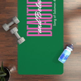 Beautiful & Beloved – Kelly Green Exercise Mat