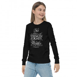 Strength & Dignity - Long Sleeve T-shirts for Youth