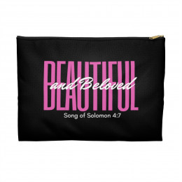 Beautiful & Beloved - Black Accessory Pouch