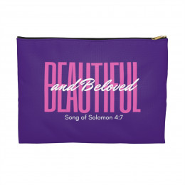 Beautiful & Beloved - Royal Purple Accessory Pouch