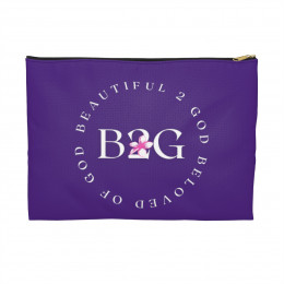 B2G: Beautiful 2 God - Royal Purple Accessory Pouch