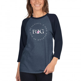 B2G: Beautiful 2 God - Women's 3/4 Sleeve Raglan T-shirt
