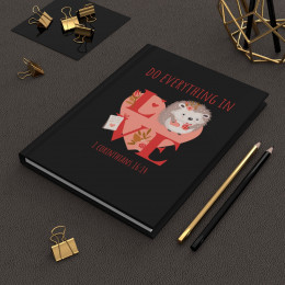 LIMITED EDITION: DO EVERYTHING IN LOVE - Black Hardcover Journal