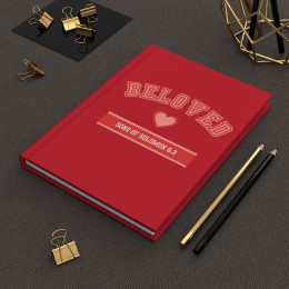 LIMITED EDITION: BELOVED - Ruby Red Hardcover Journal