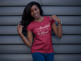 I Am Beautiful to God: Script - Women's Short Sleeve T-shirt