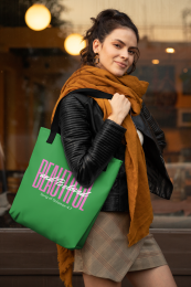 Beautiful & Beloved – Kelly Green Tote Bag